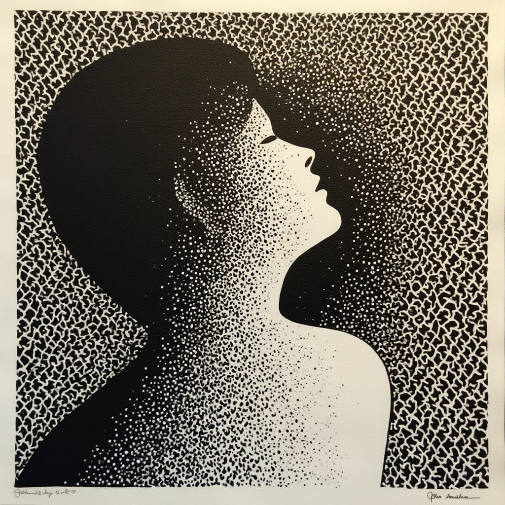 Stunning Artistic Mashup in High-Contrast Ink Linework