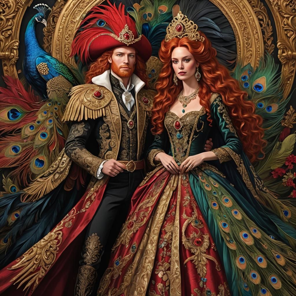 Proud as a Peacock  by @Warlock11
