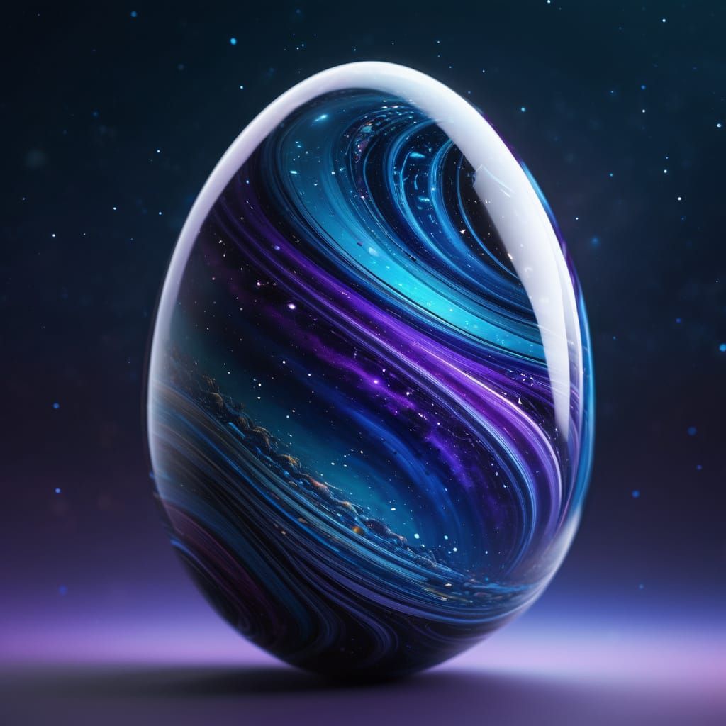 universe egg  by @DJDiztorted