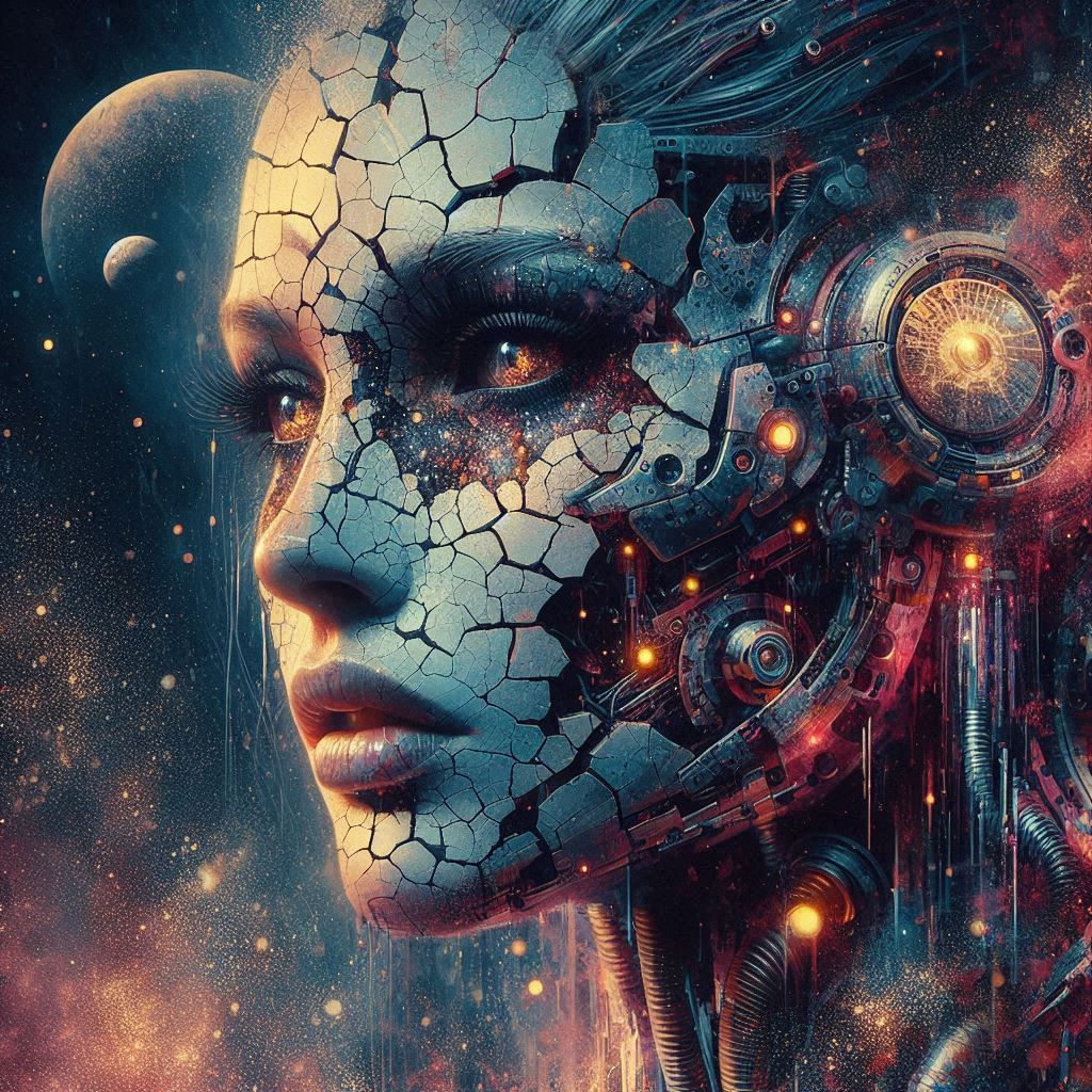 Cyborg of the post apocalypse