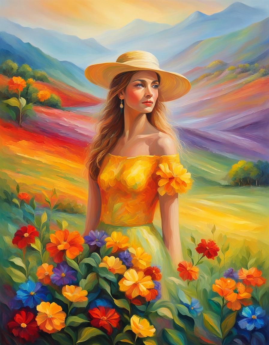 Floral portrait