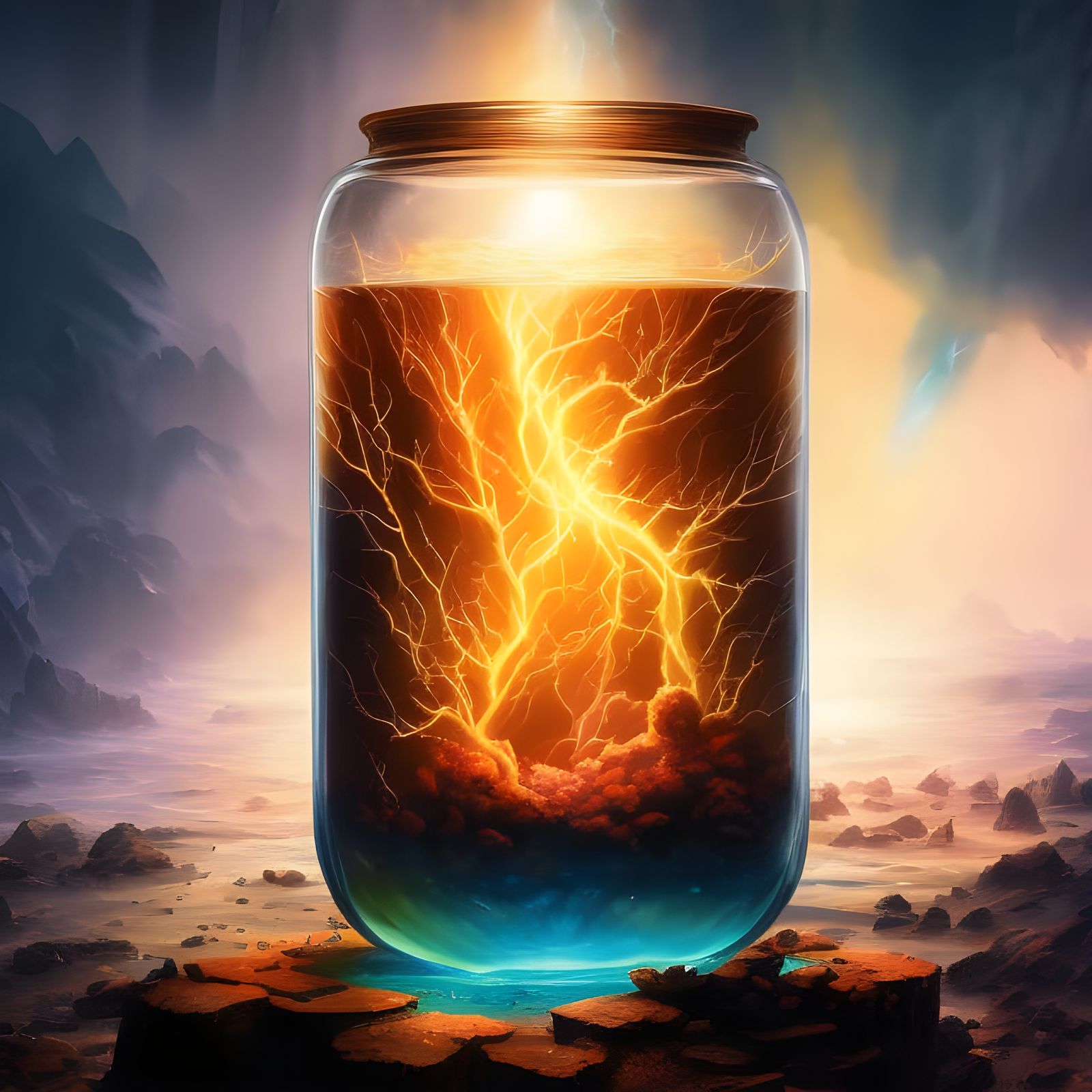 Thunder Trapped  by @Fibek