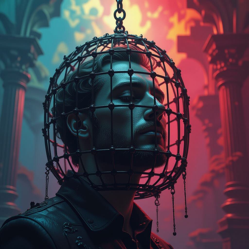 World as a Cage for Souls Observed by Gods