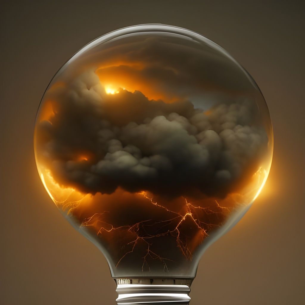 Storm in a lightbulb