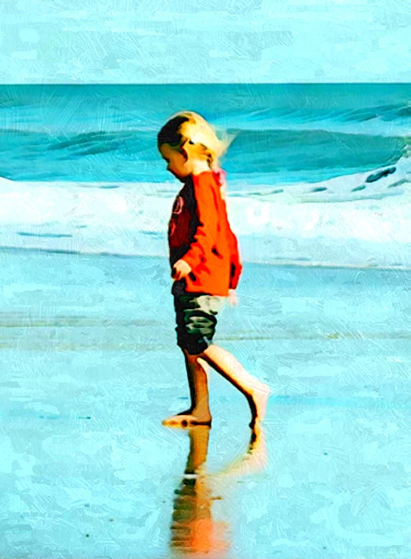 Walking on the Beach