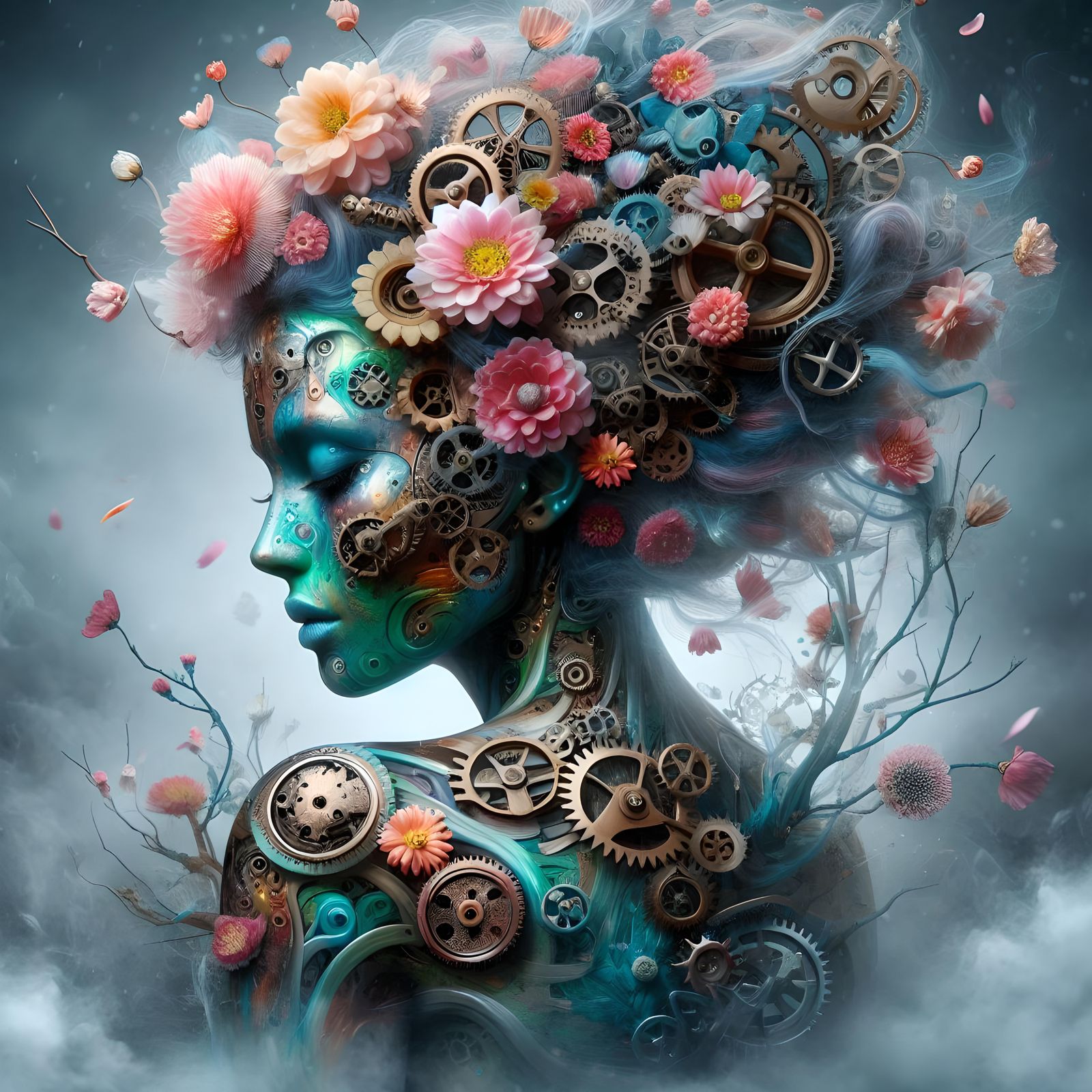 bio-translucence steampunk neurodivergent persephone steampunk