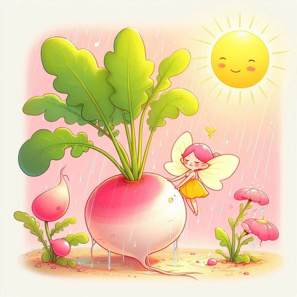 Douceur sur un radis