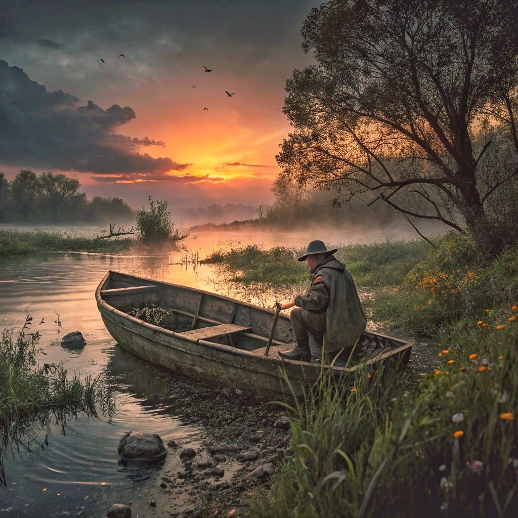 The Lonely Fisherman