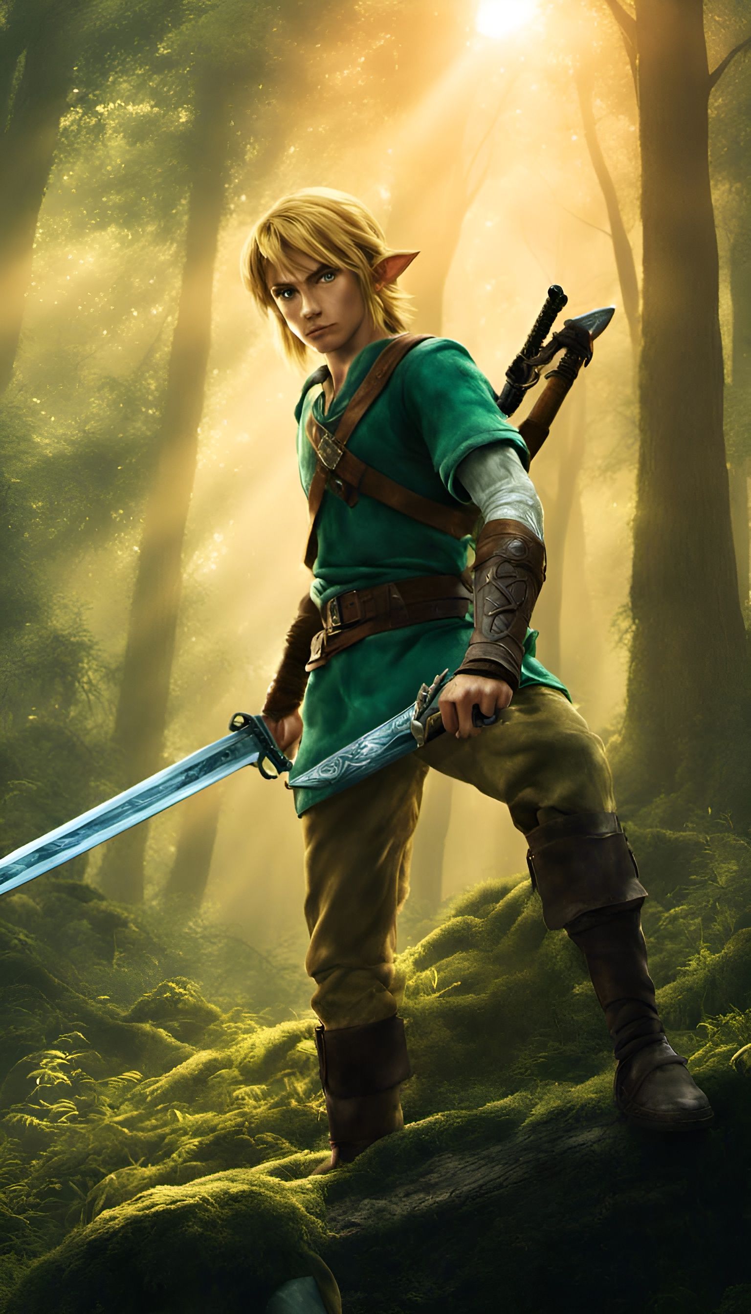 Wallpaper look, elf, sword, fairy, guy, The Legend of Zelda, Link for  mobile and desktop, section игры, resolution 1994x1080 - download