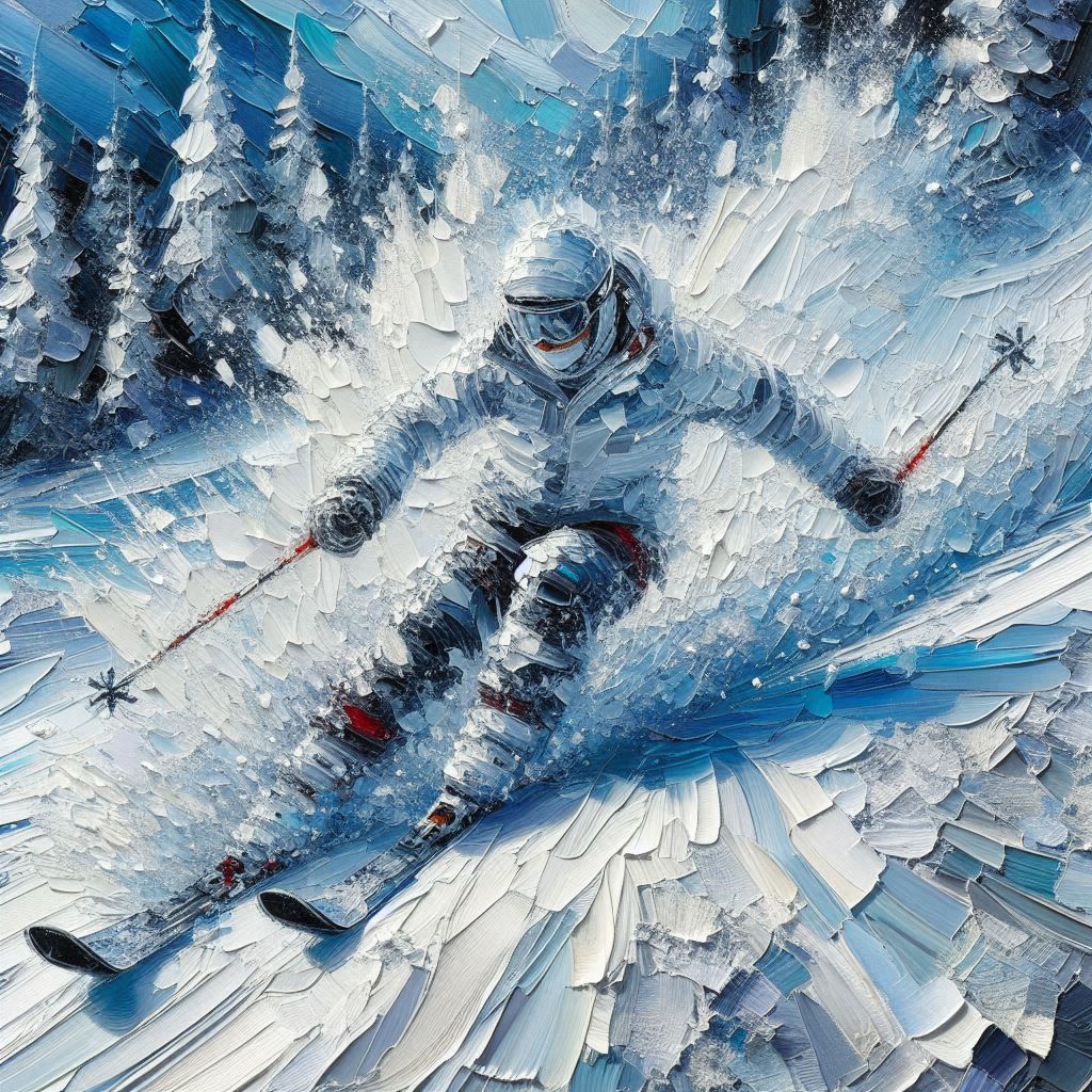 Ski rush, Alpine descent