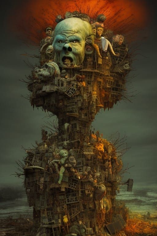 Landfill Dogs: A Surreal Sorcery Dreamscape