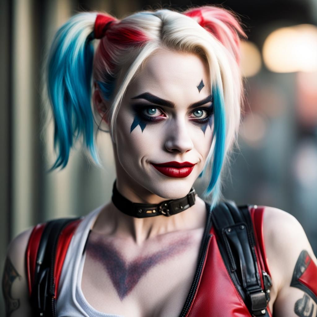 Harley Quinn in real life! - AI Generated Artwork - NightCafe Creator