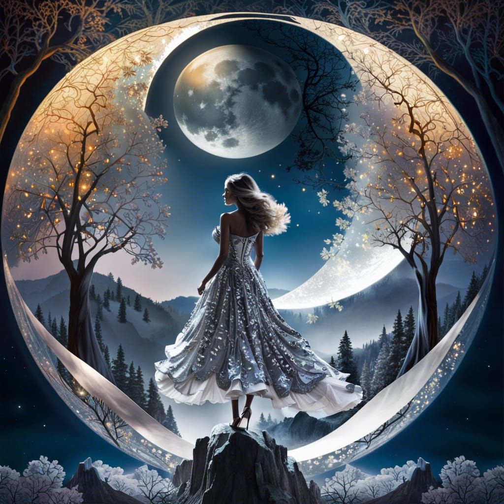 Moon dress   by @Lyncurion