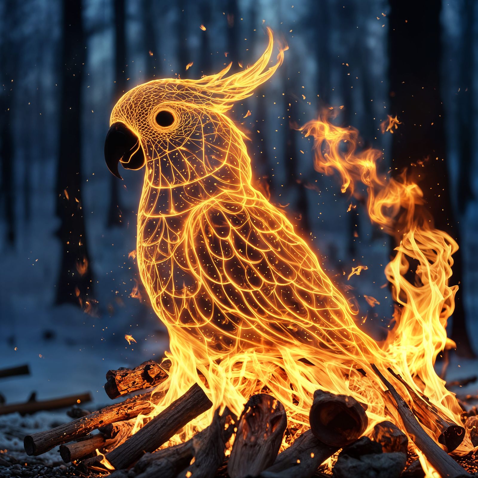 Special Halfgrin Parrot  by @The Ambassador