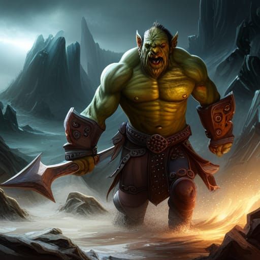 orc on the attack