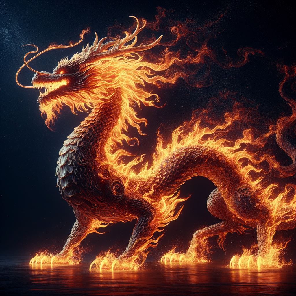 Fiery dragon