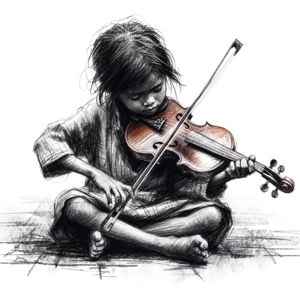 Her Violin  by @Shywolf