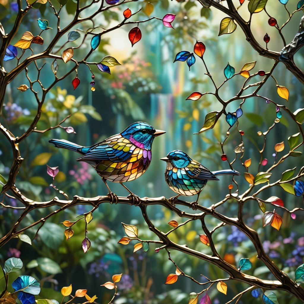 Birds in the Trees  by @Sherkhal