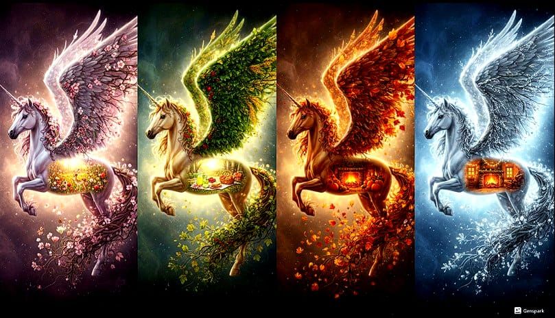 11/30/2025-Four Seasons Unicorn Art By Archangel Tara