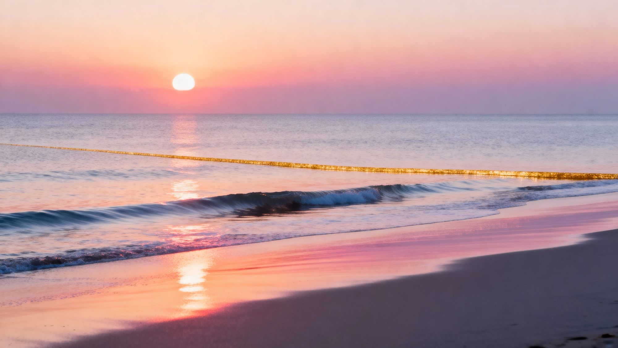 Sunset on the Seashore