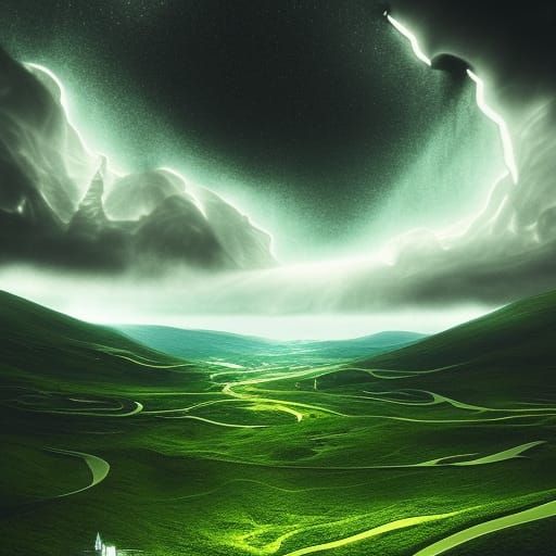 city at night, futuristic landscape, masterpiece, beautiful ...