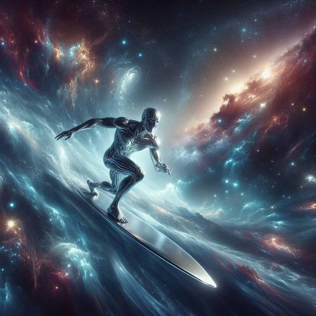 Silversurfer - AI Generated Artwork - NightCafe Creator