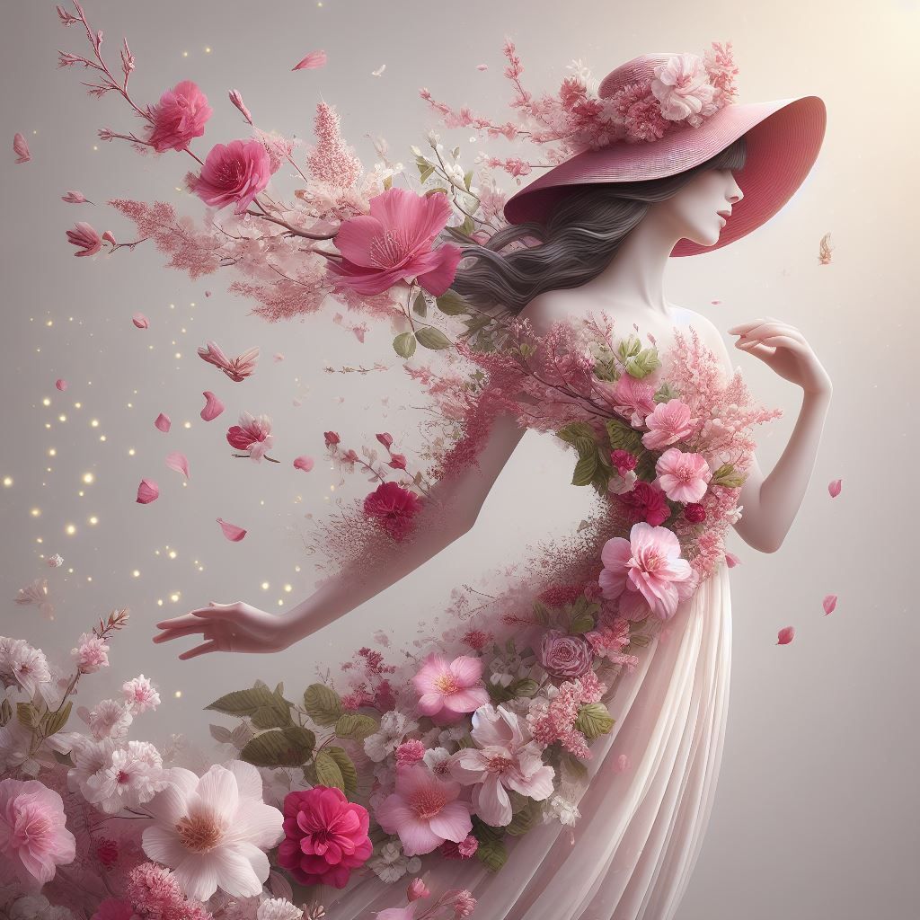 Floral in the breeze.