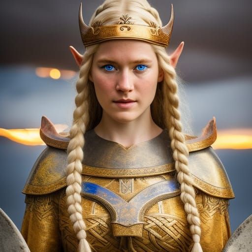 Viking Elf Princess - AI Generated Artwork - NightCafe Creator