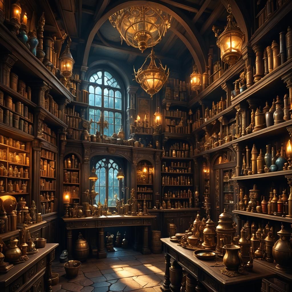 Alchemy Shop Epic Masterpiece Maximalist Moody Meticulous ro...