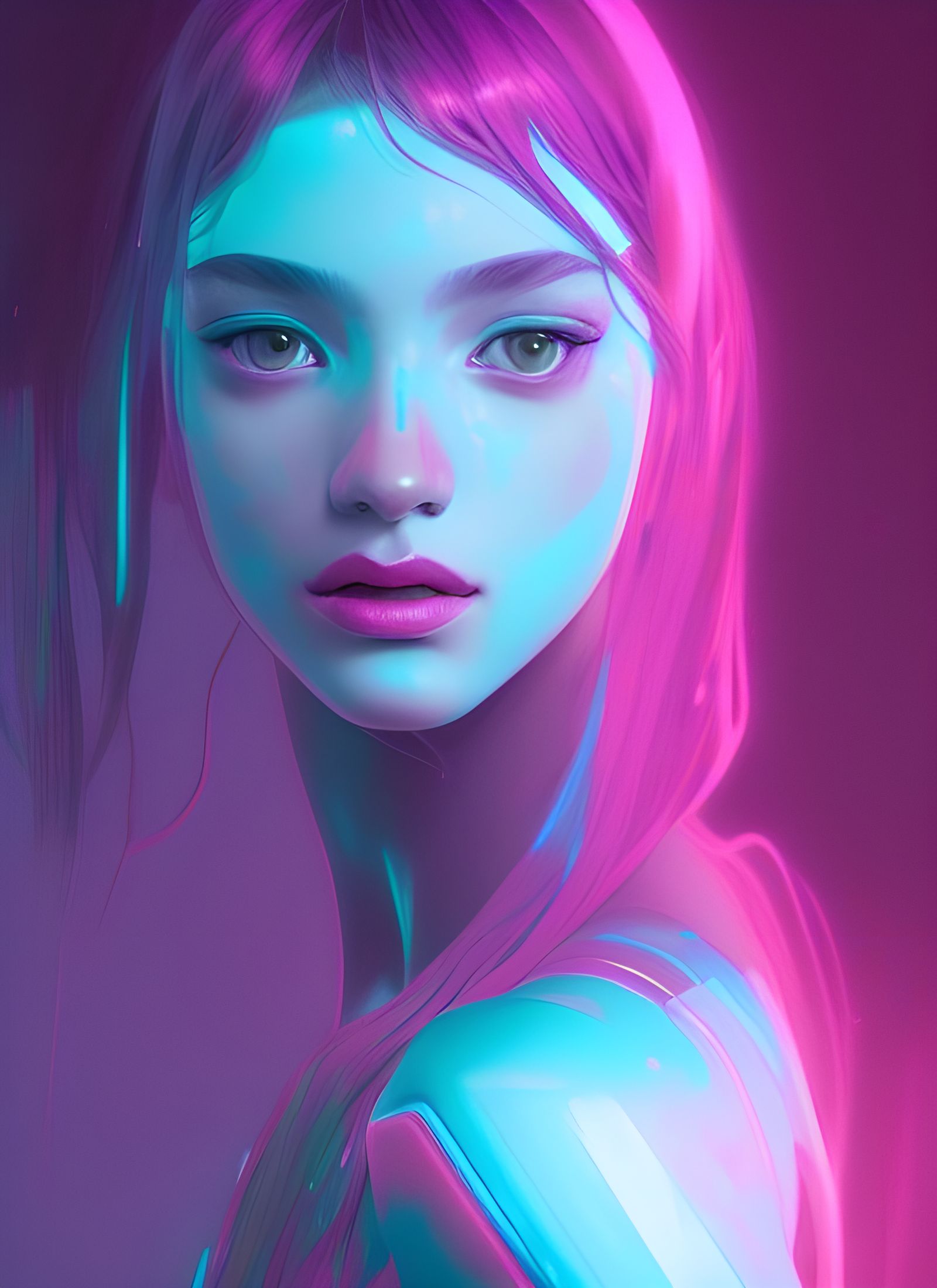 Android Girl - AI Generated Artwork - NightCafe Creator