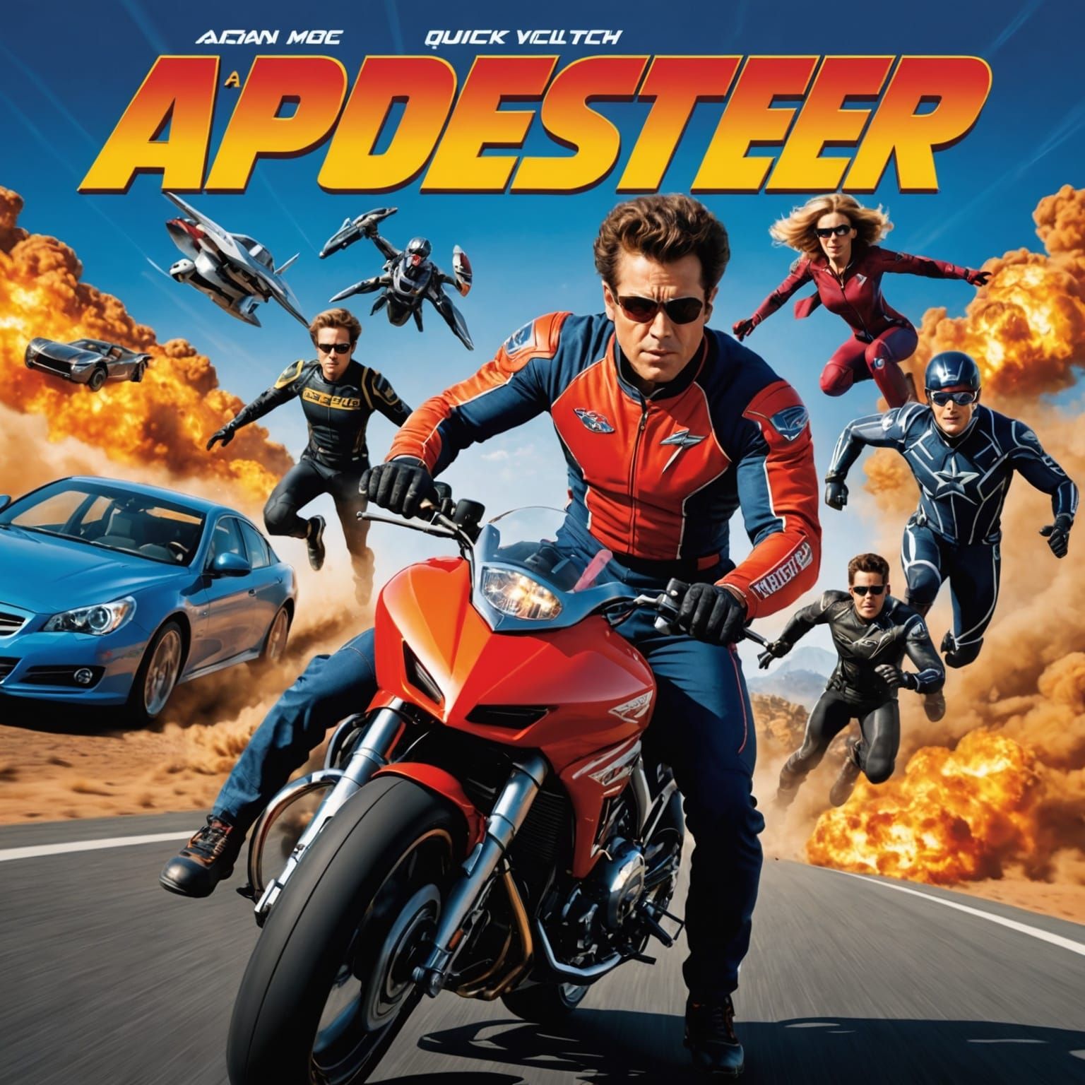 a spedster movie  poster about quick velocity