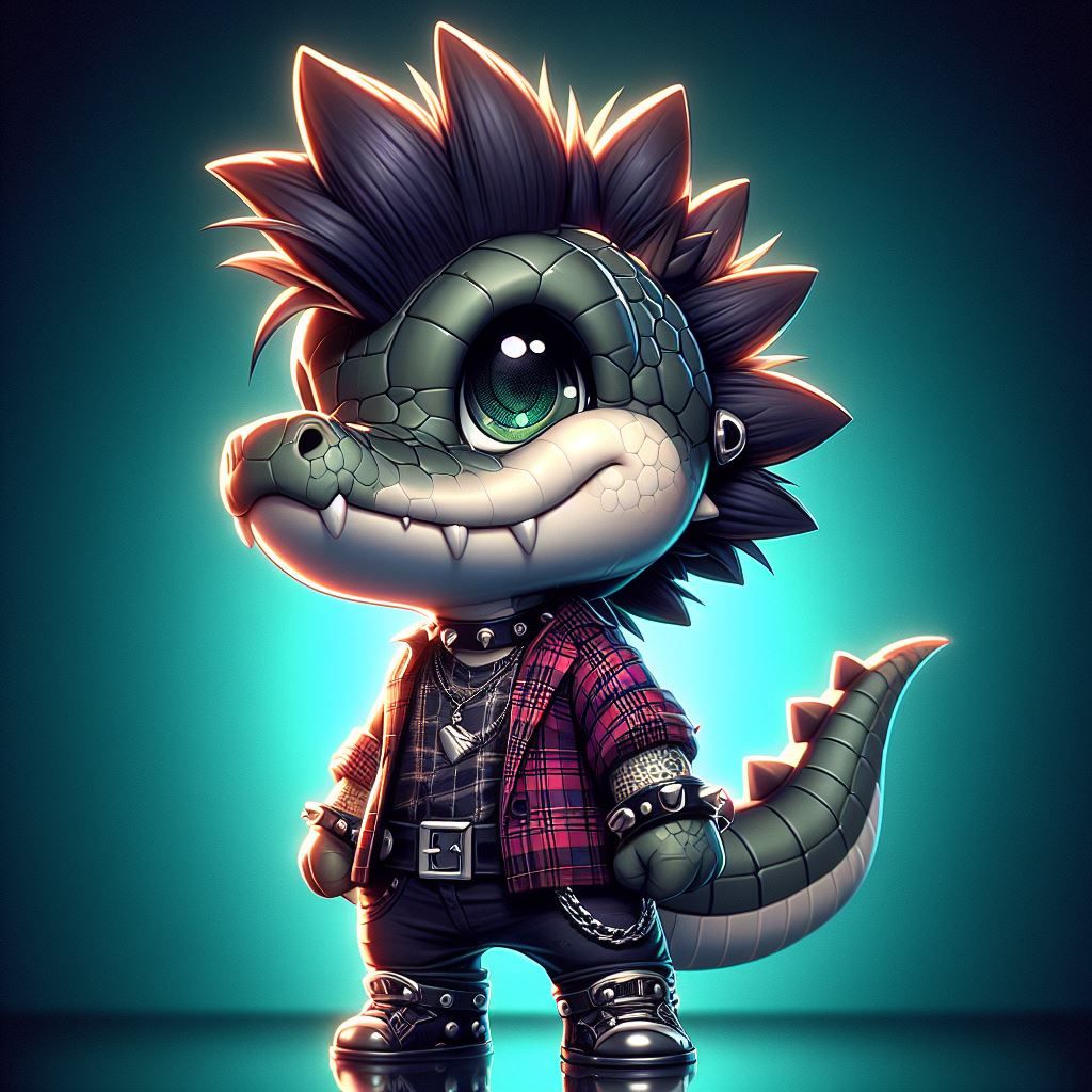 Punky Crocodile