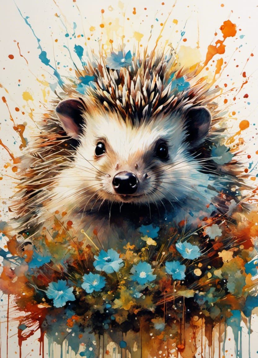 Splash hedgehog 🦔