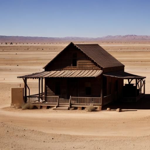Desert ghost town
