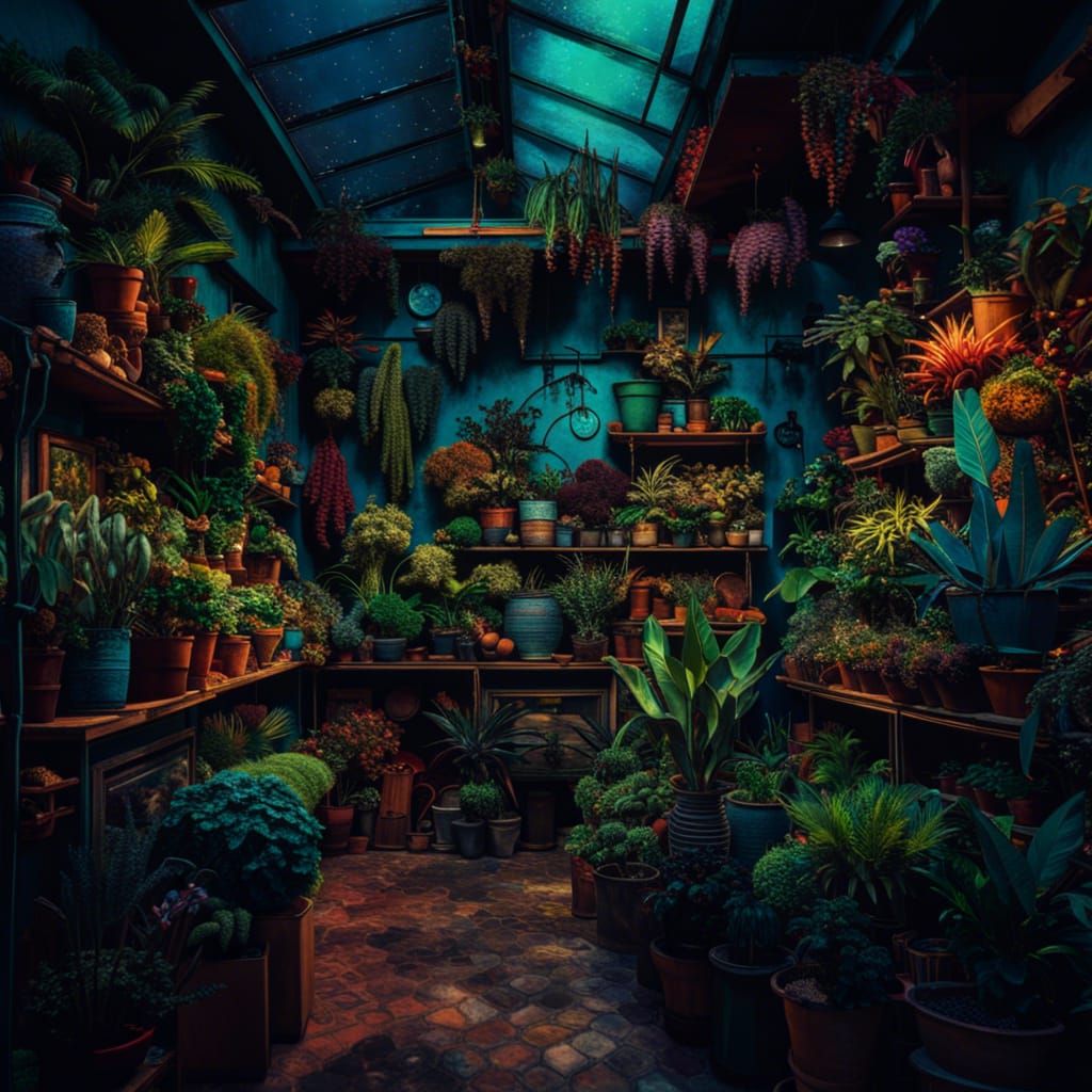 Greenhouse - AI Generated Artwork - NightCafe Creator