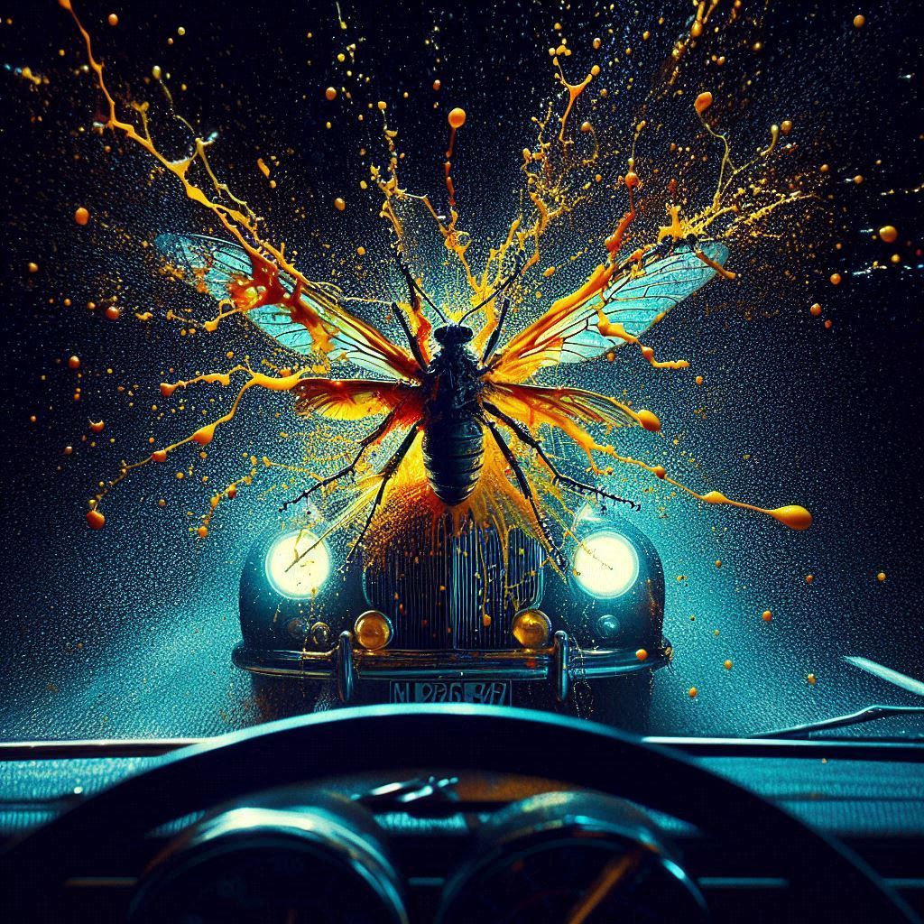 Dash Cam Chronicles :  Kamikaze Bugs