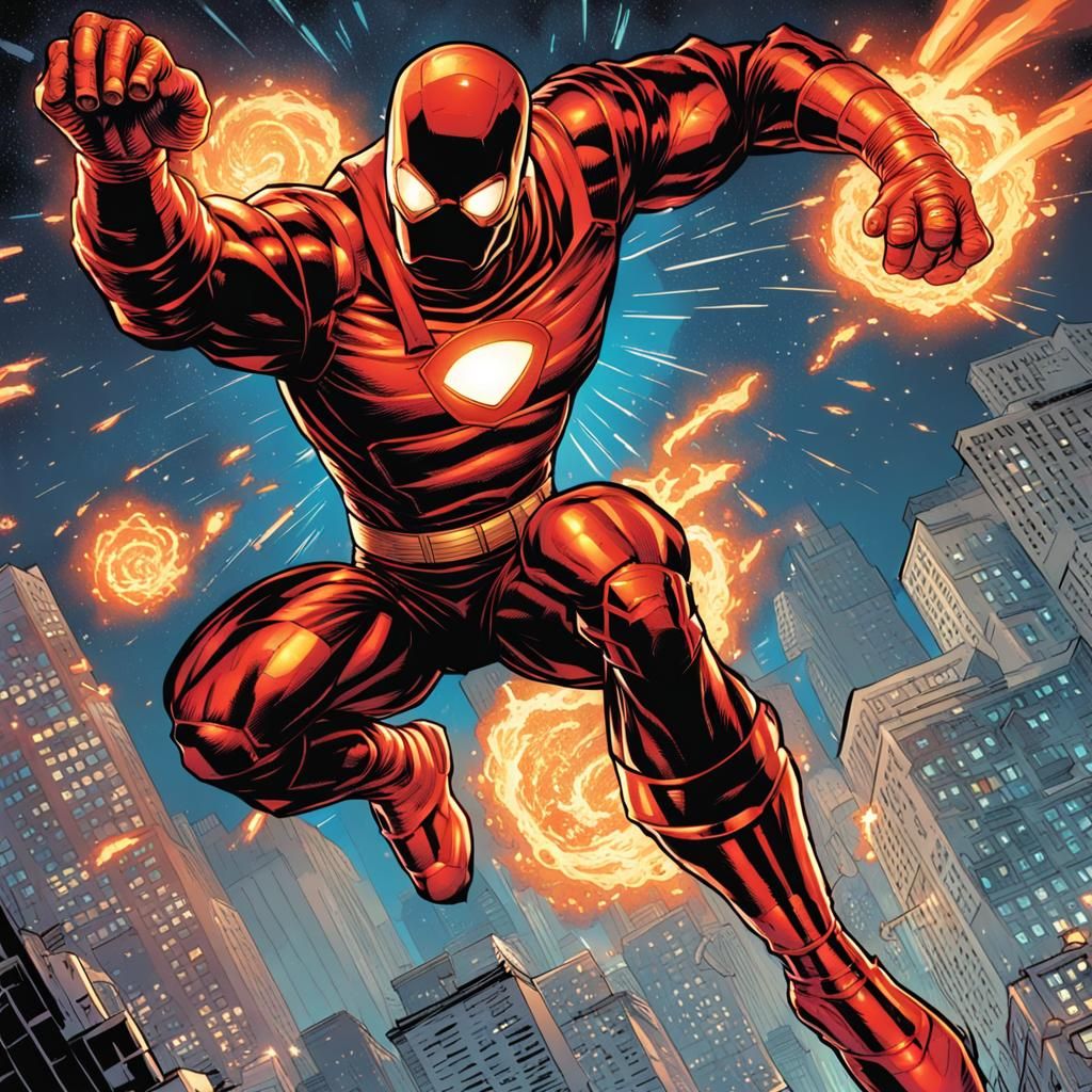 Firecracker Superhero
