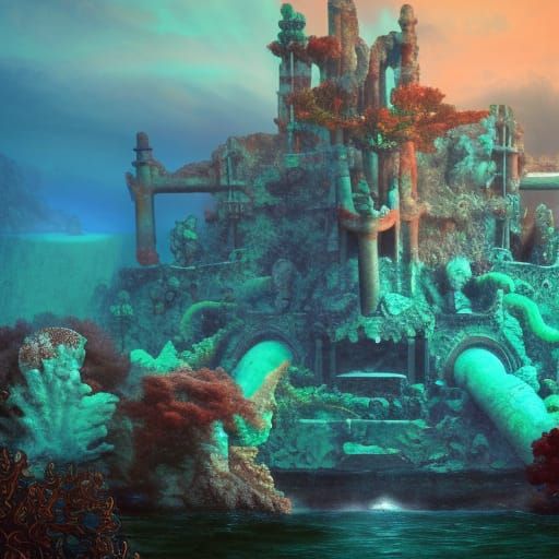 Coral castle Atlantis King Neptune