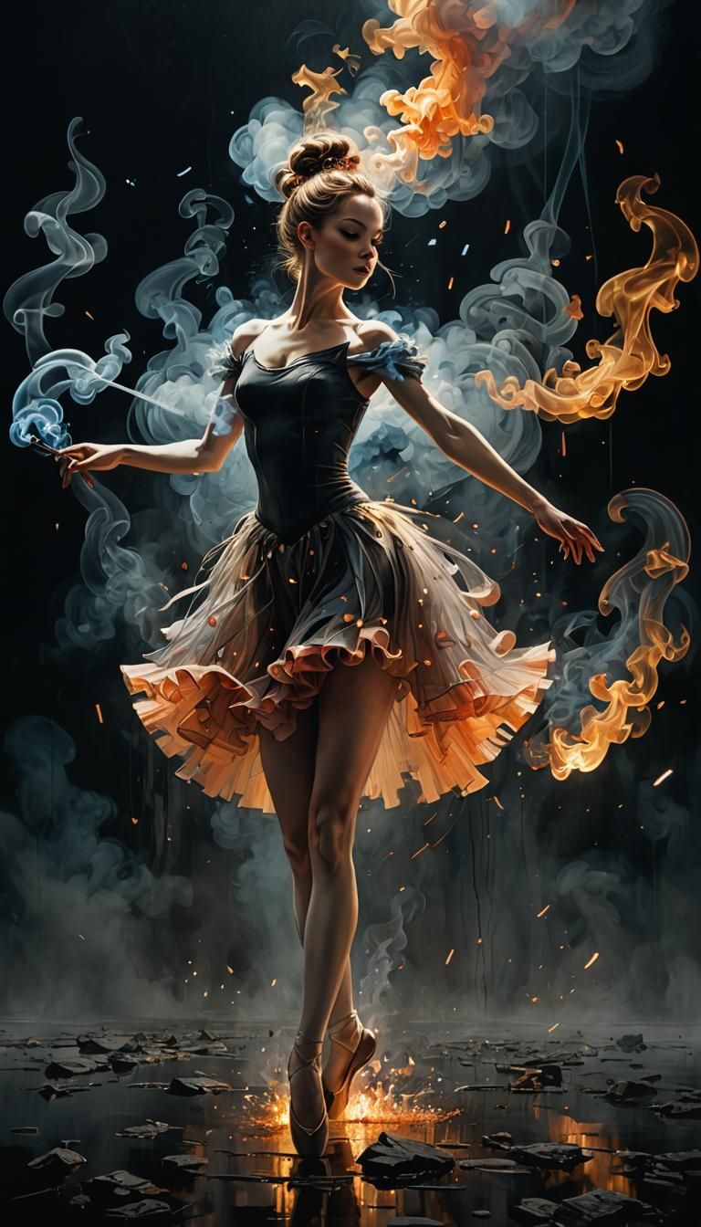 Smoke ballerina V  by @Flippo