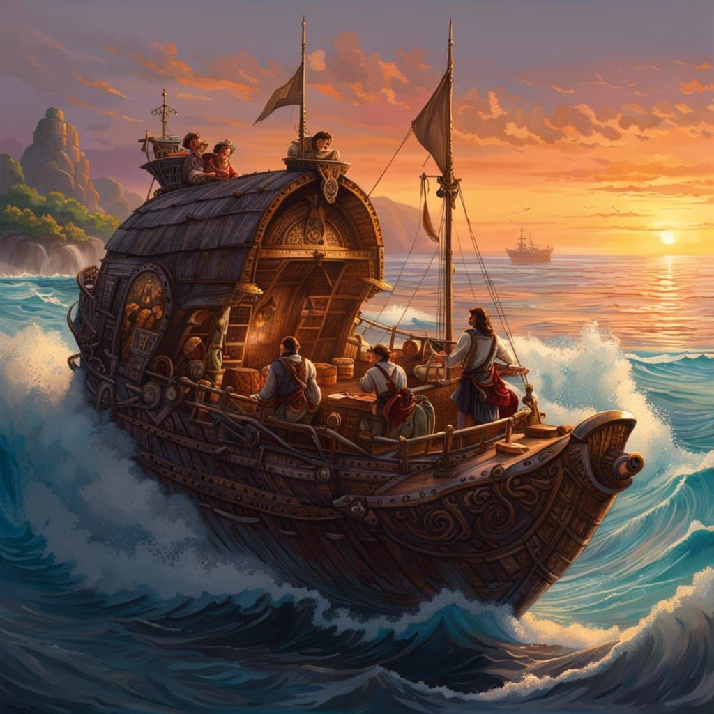 Tropical ship