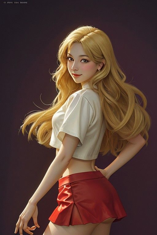 beautiful happy young woman