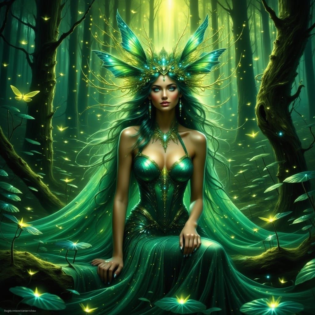 <lora:BioluminescentFlux:1.0>  