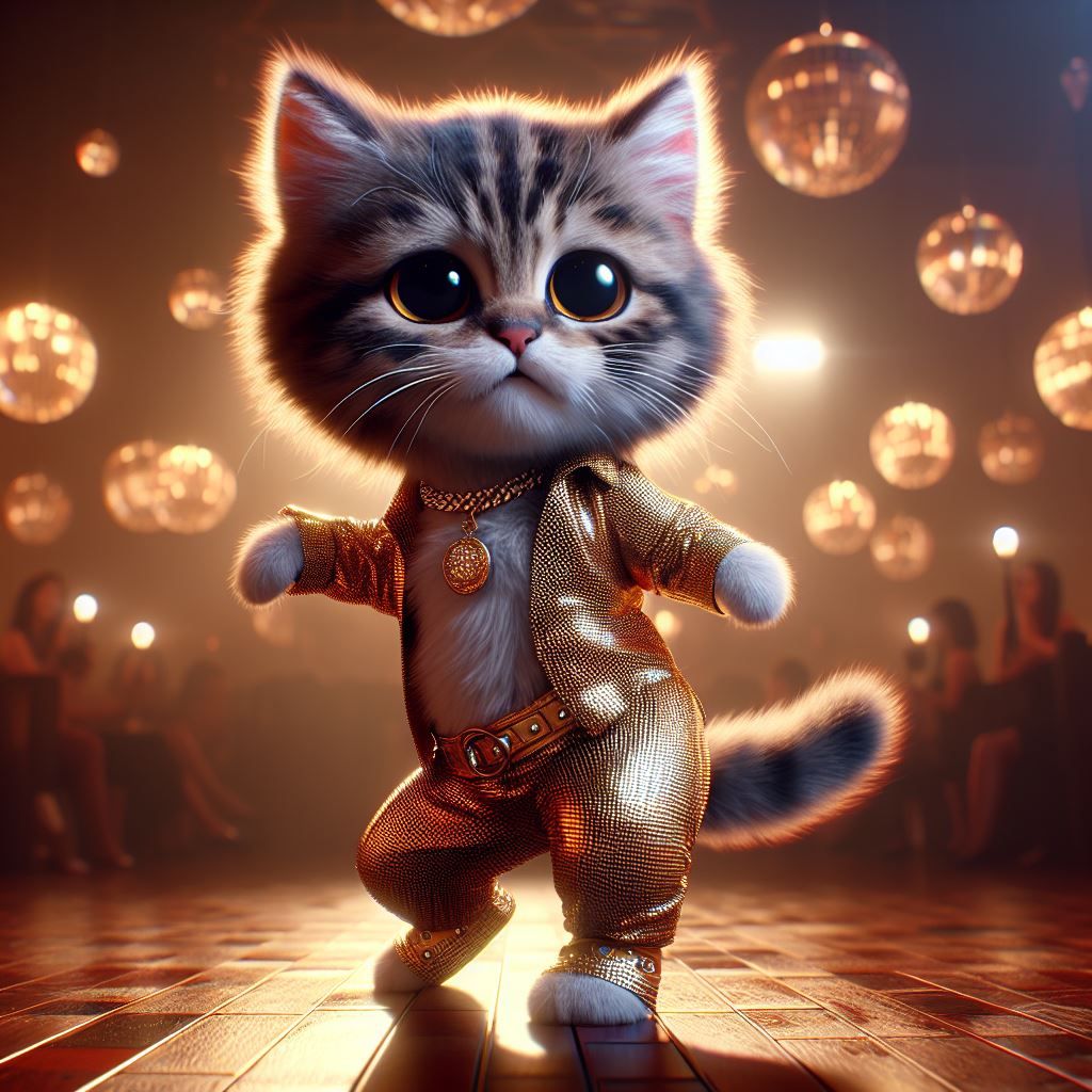 Disco Dancer Kitten