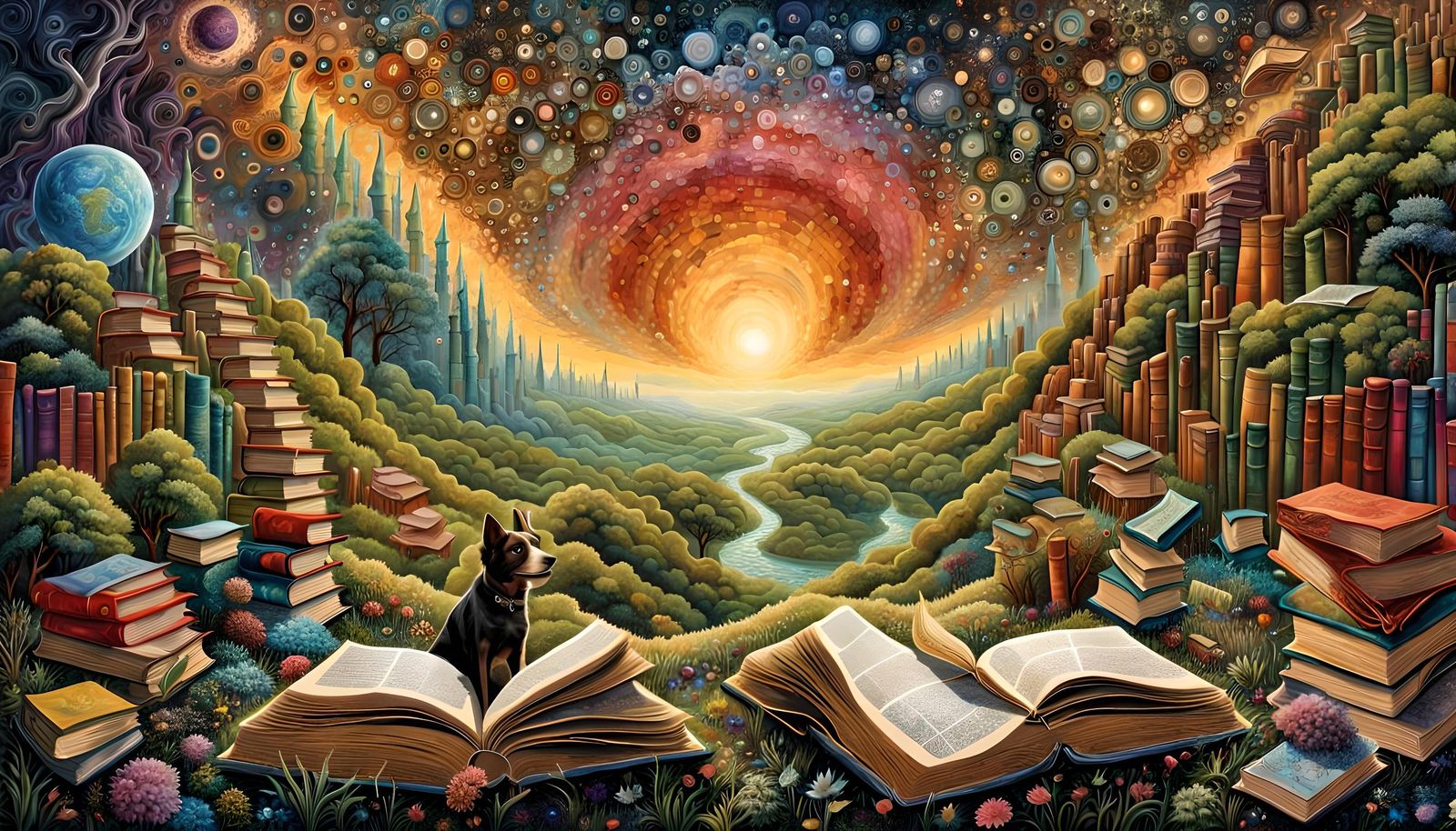 Journeying in a chaotic curious world