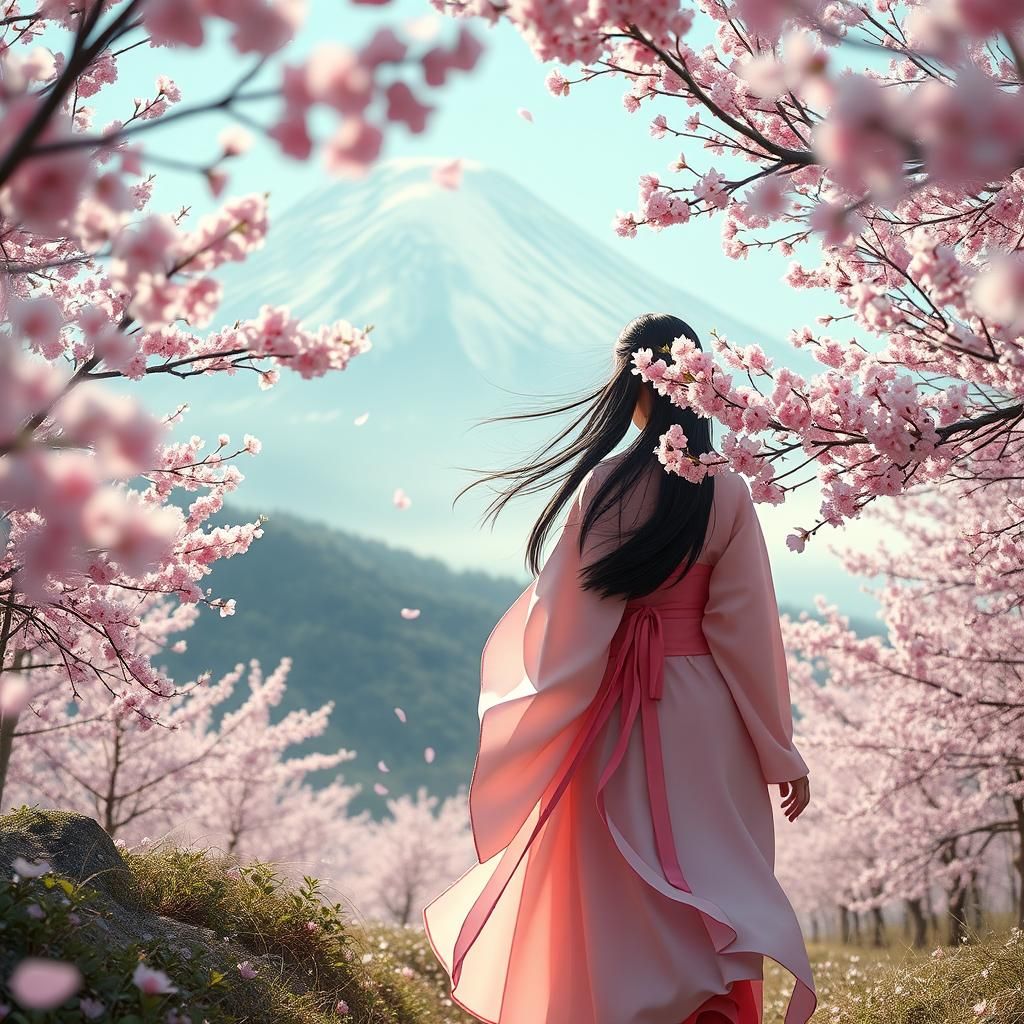 Walking through a cherry blossom forrest  by @Zedd