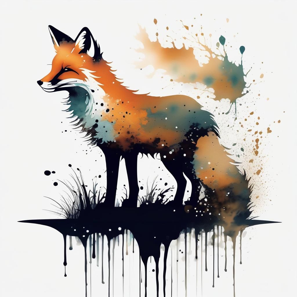 A splash of fox  by @forge4ward