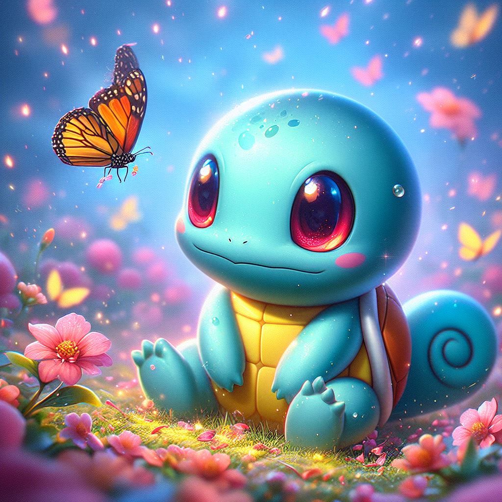 Squirtle's Butterfly Buddy