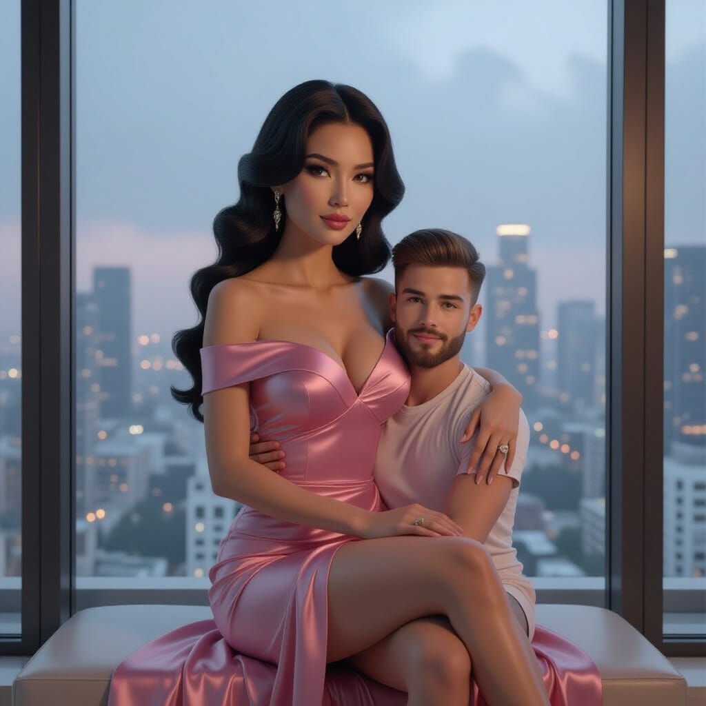 Remove the man from the picture entirely