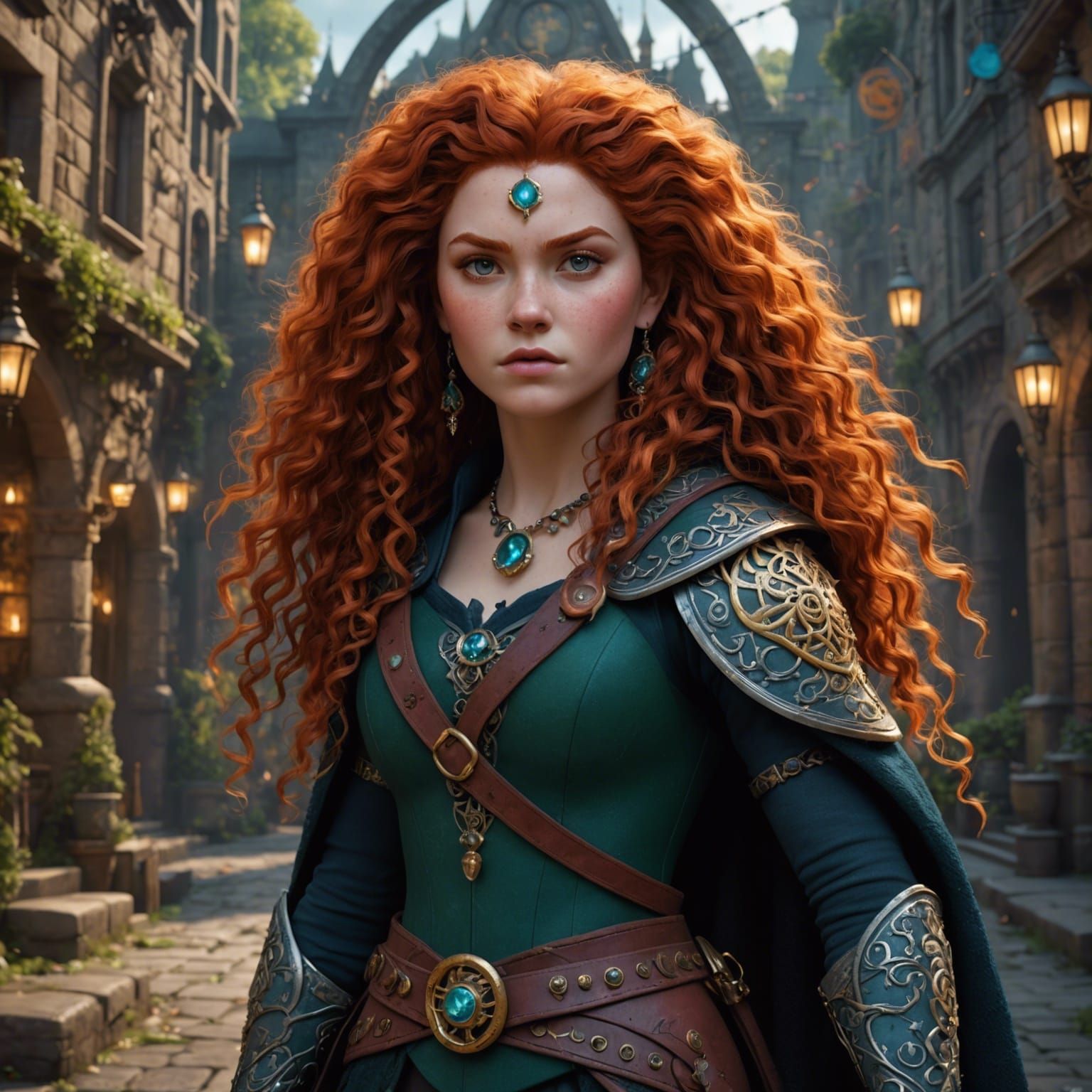 Disney princess Merida - AI Generated Artwork - NightCafe Creator