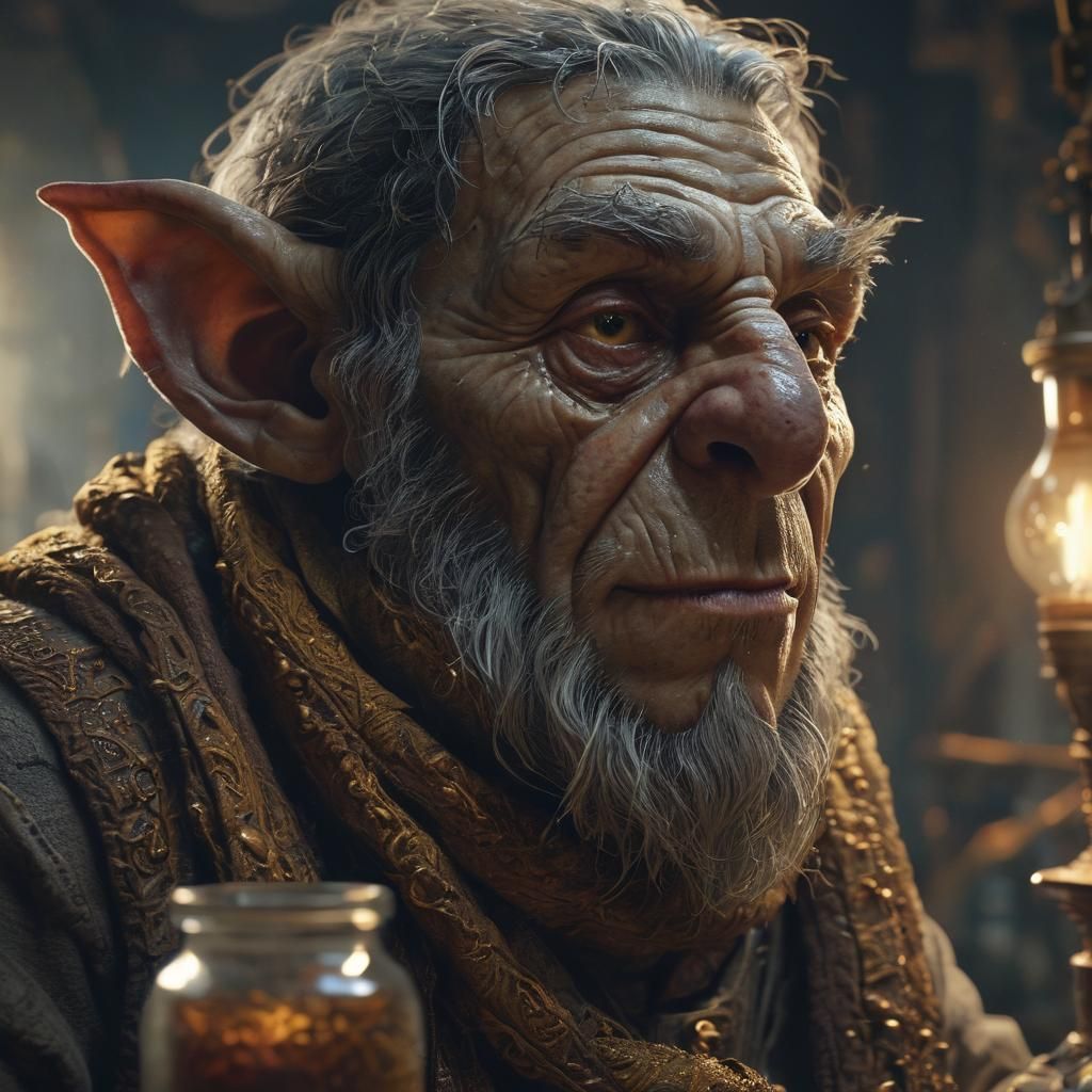 Grizzled Gruff Goblin Alchemist